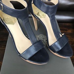 Navy Vince Camuto heels